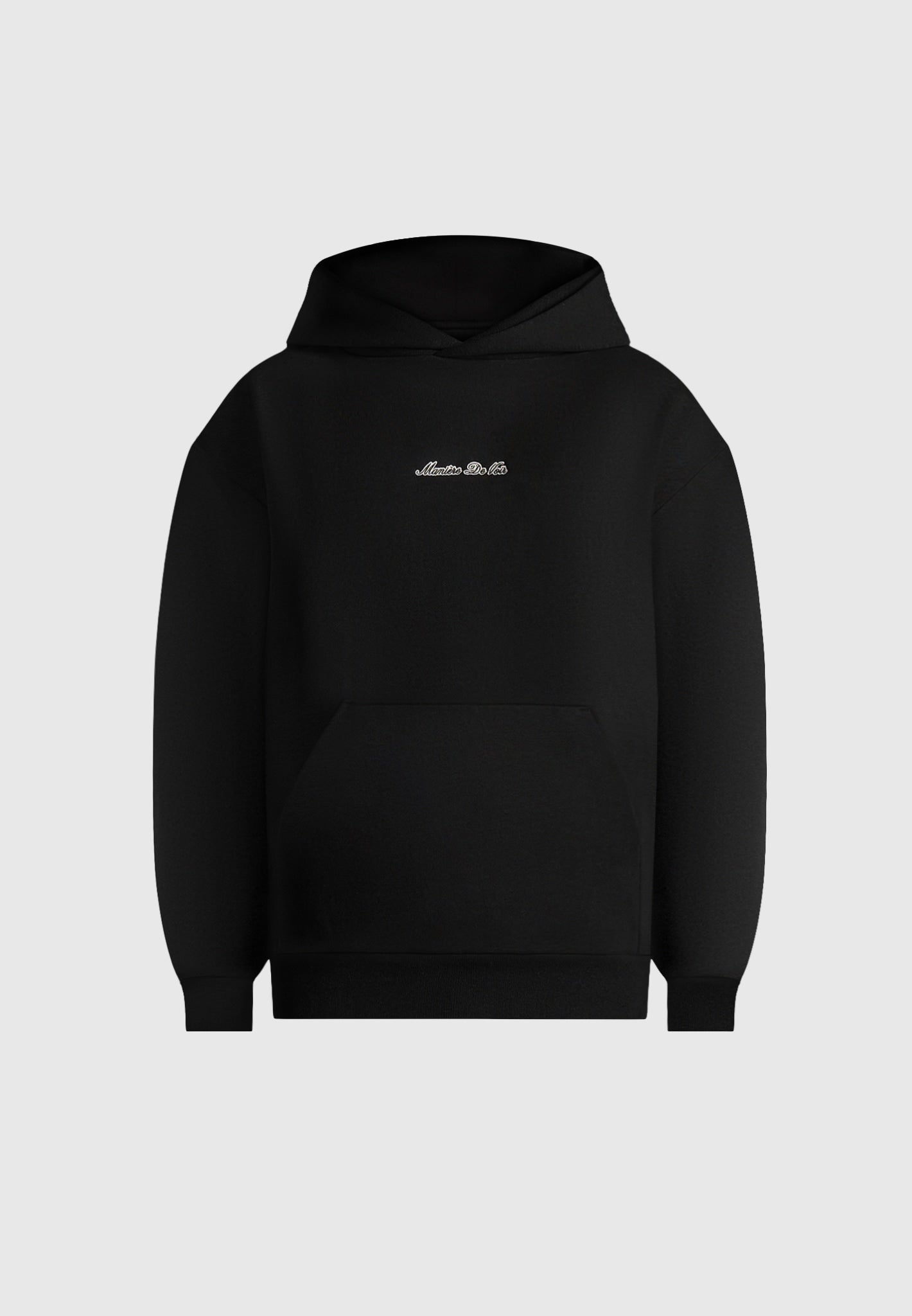 Ollie - Unisex Signature Relaxed Fit Hoodie - Black