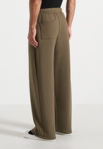 JS003 - Unisex Signature Wide Leg Sweatpants - Olive