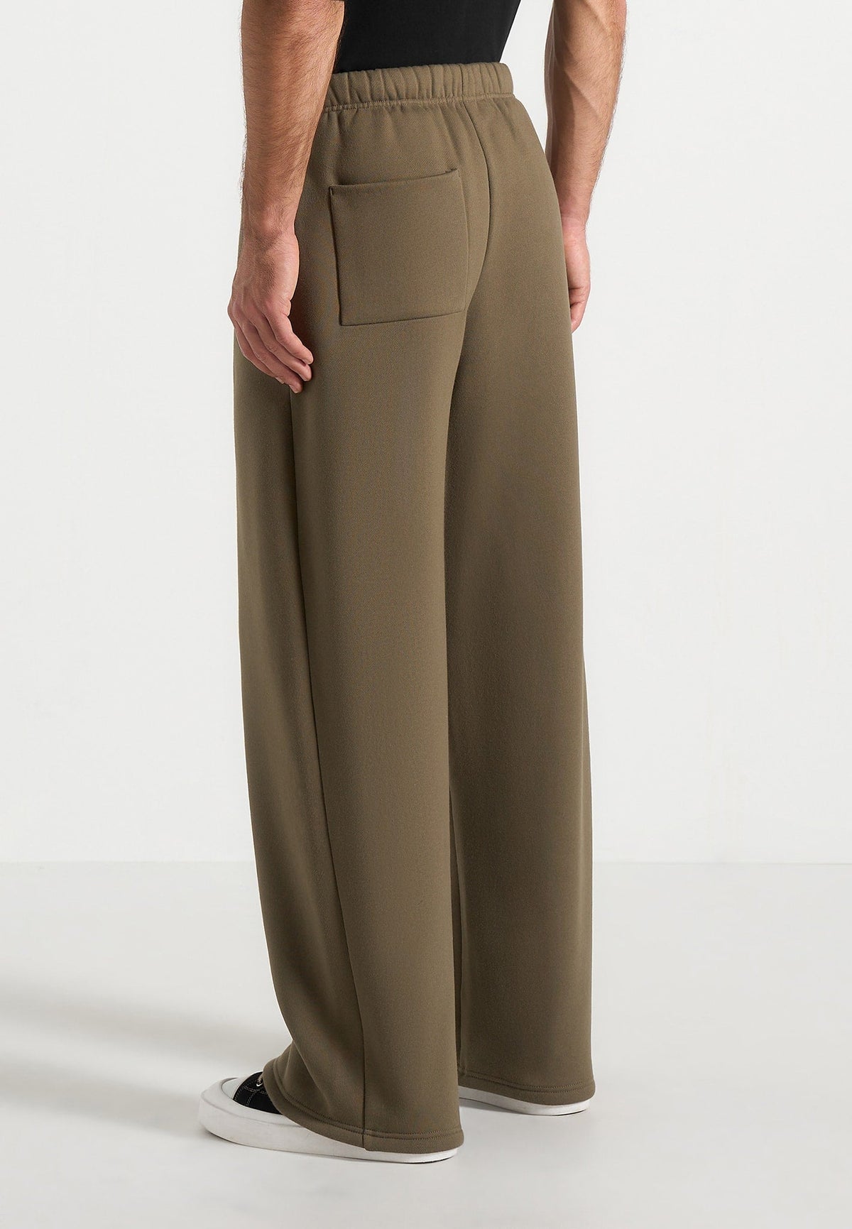 JS003 - Unisex Signature Wide Leg Sweatpants - Olive