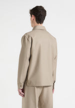 Tailored Overshirt - Beige