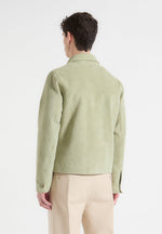 michel-suede-jacket-with-revere-collar-sage