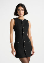 nadine-tweed-mini-dress-black