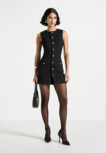 nadine-tweed-mini-dress-black