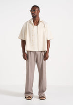 alexis-unisex-cote-dazur-boxy-shirt-cream