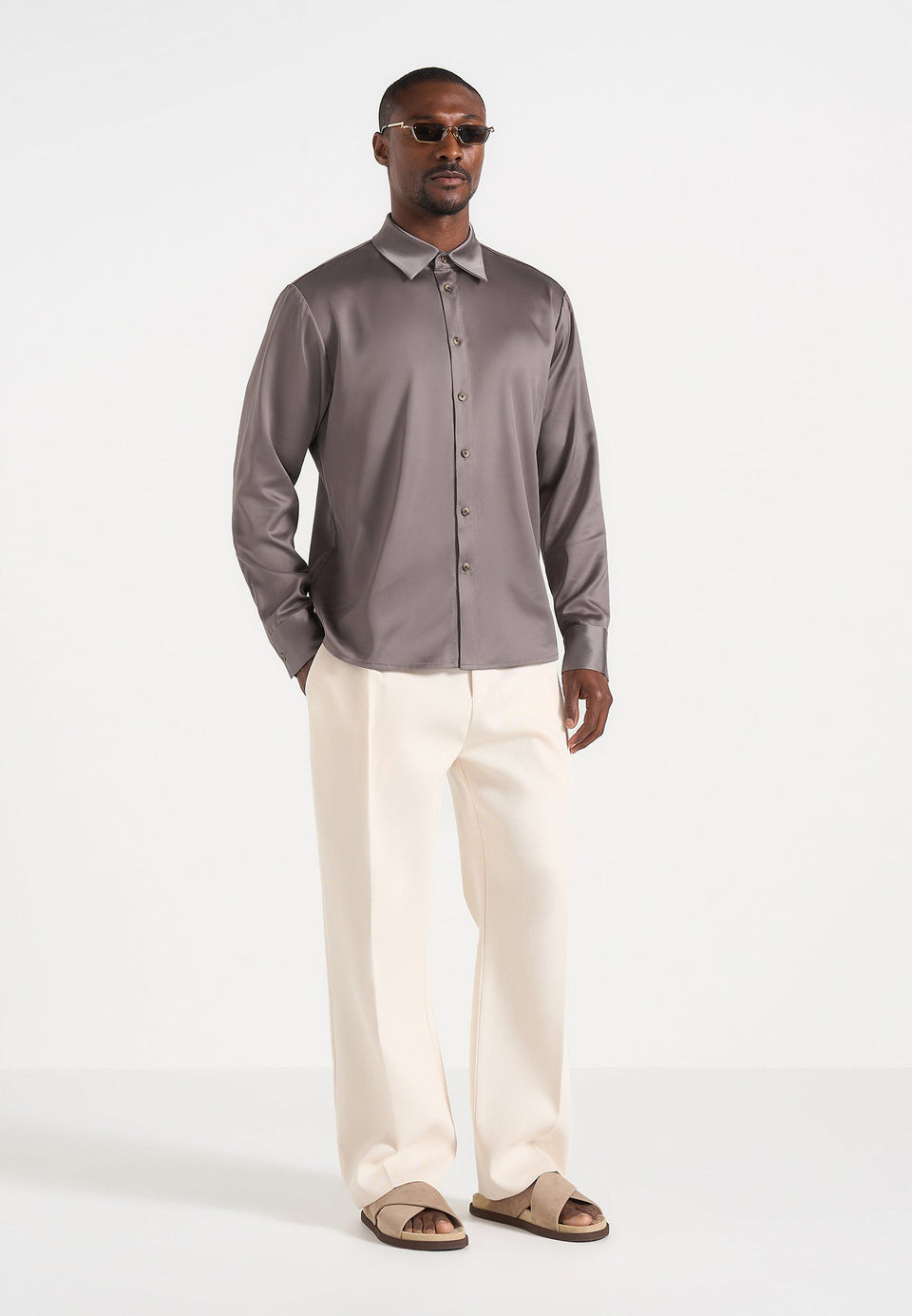 carter-unisex-oversized-satin-shirt-taupe