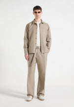 Tailored Overshirt - Beige