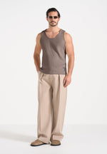 vs001-ribbed-cotton-vest-mushroom