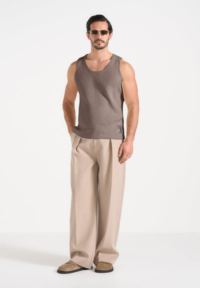 vs001-ribbed-cotton-vest-mushroom