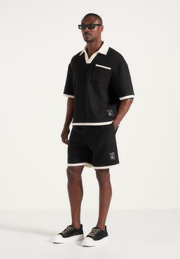 reuben-crochet-detail-shorts-black