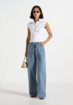 yvette-twist-front-sleeveless-shirt-white