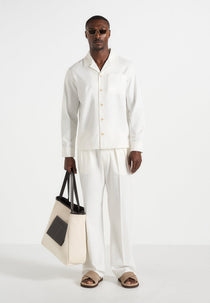 Constant - Linen Overshirt - White