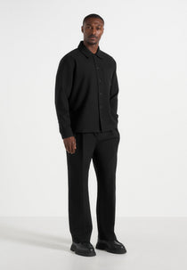 Valentin - Classic Tailored Long Sleeve Shirt - Black
