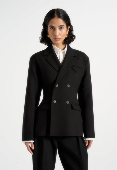 maia-double-breasted-blazer-black