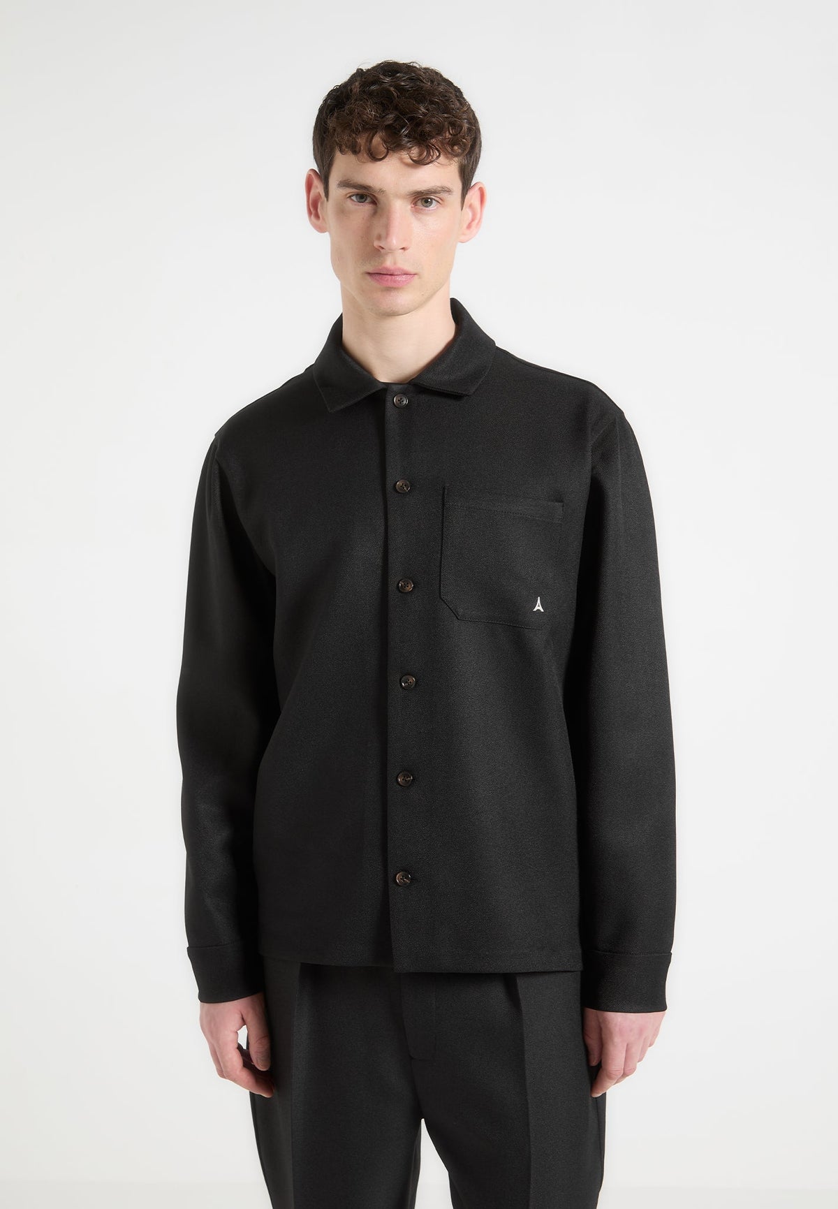 V⁠alentin - Tailored Overshirt - Black