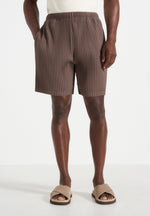 drew-pleated-shorts-brown