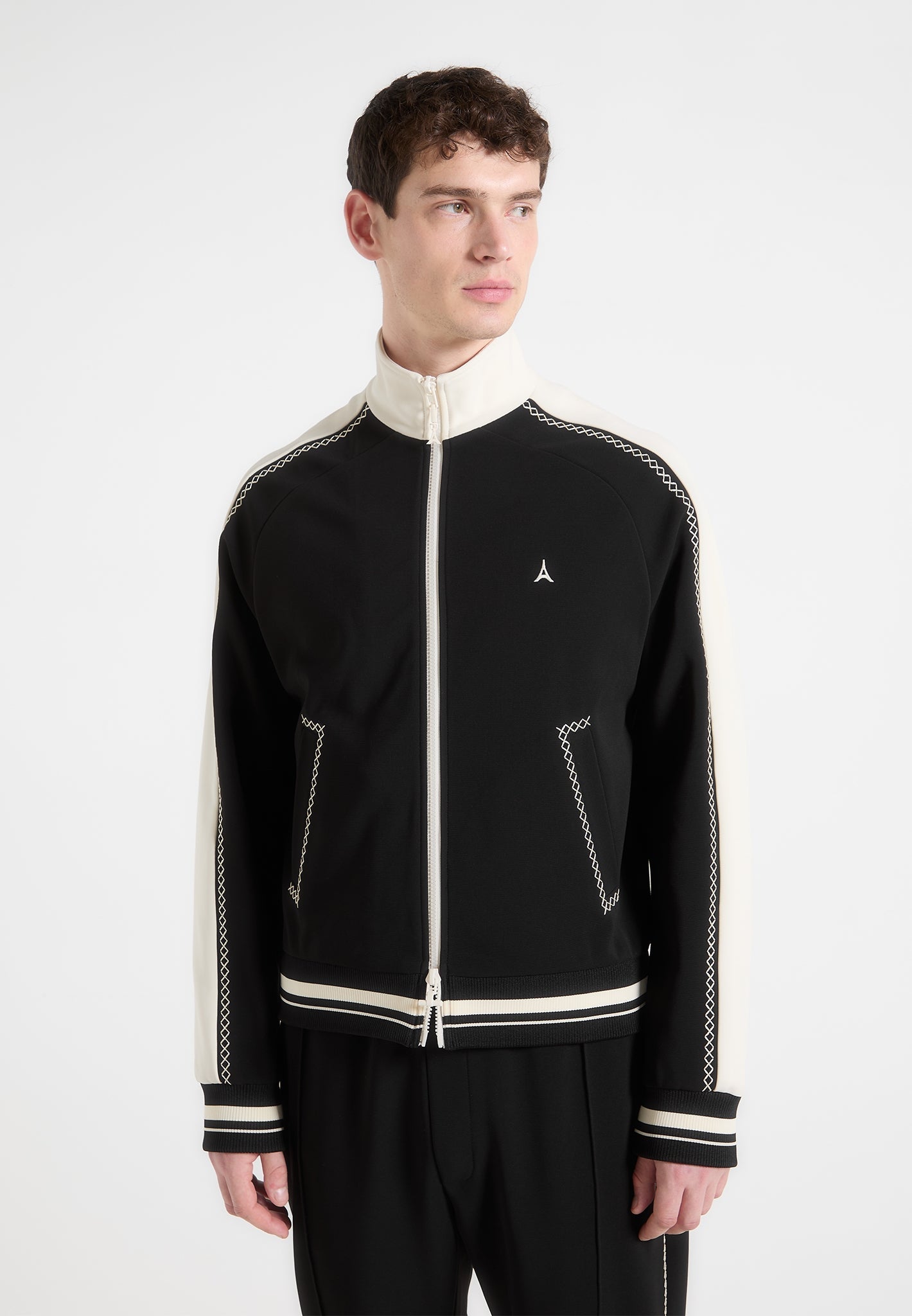 tristan-contrast-whipstitch-raglan-track-jacket-black
