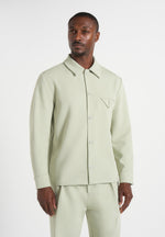 leo-hatched-tailored-overshirt-sage