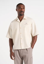 alexis-unisex-cote-dazur-boxy-shirt-cream