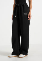 Avery - Unisex Neoprene Relaxed fit Joggers - Black