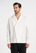 Alban - Double Breasted Shirt - White