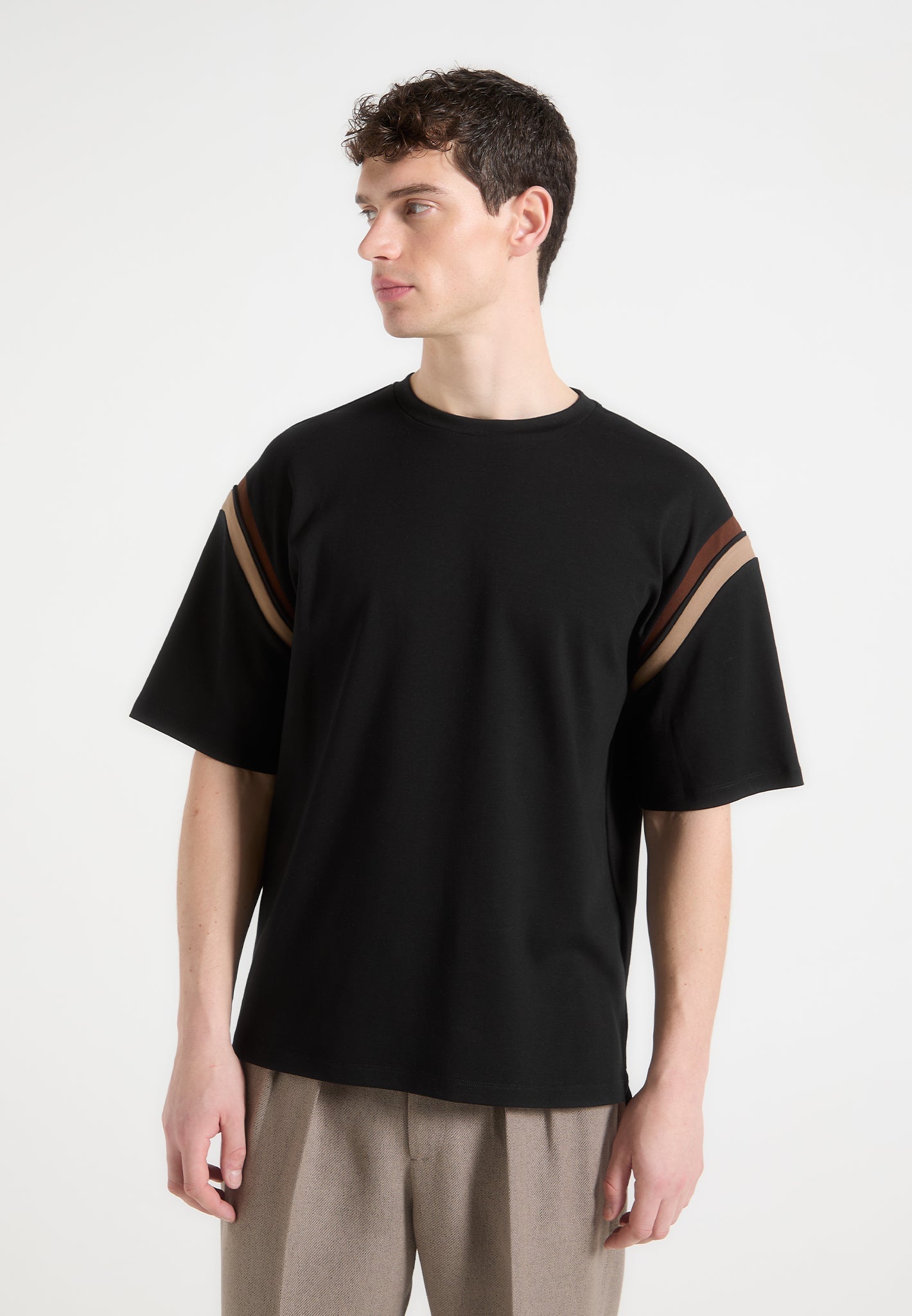 georges-varsity-cotton-t-shirt-black-taupe