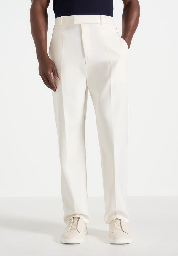 Joseph - Regular Fit Tailored Trousers - Off White