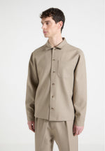 Tailored Overshirt - Beige