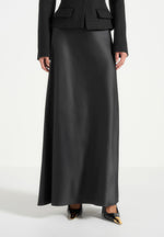 grace-boucle-and-satin-belted-blazer-maxi-dress-black