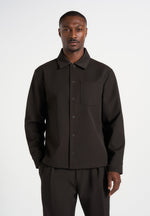 valentin-tailored-overshirt-dark-brown