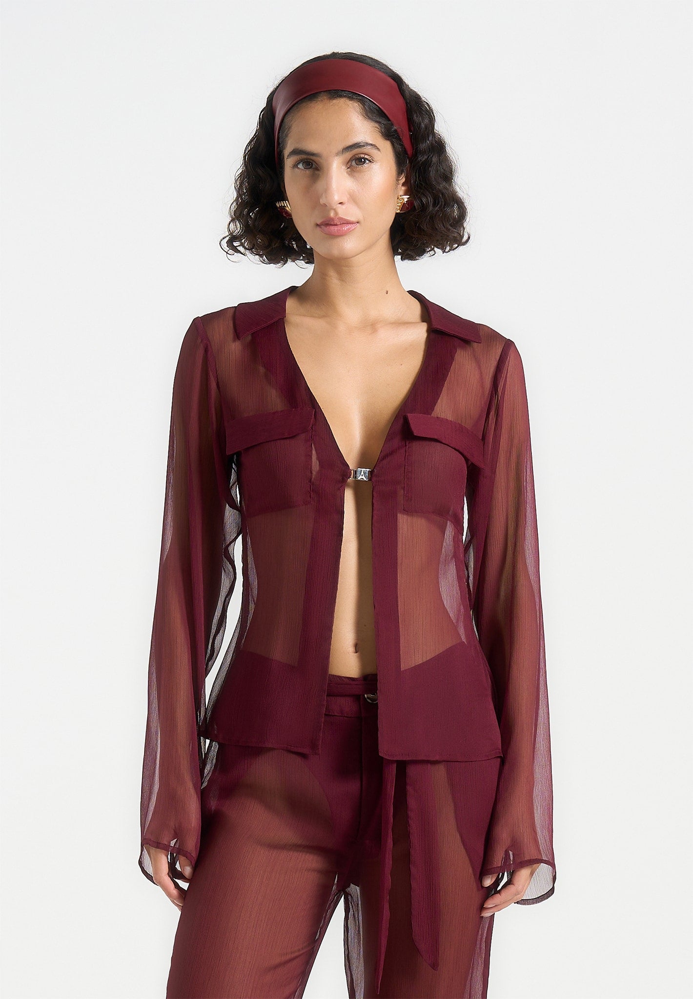 sheer-shirt-with-clasp-wine-red