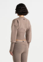 knitted-cinch-waist-cardigan-taupe