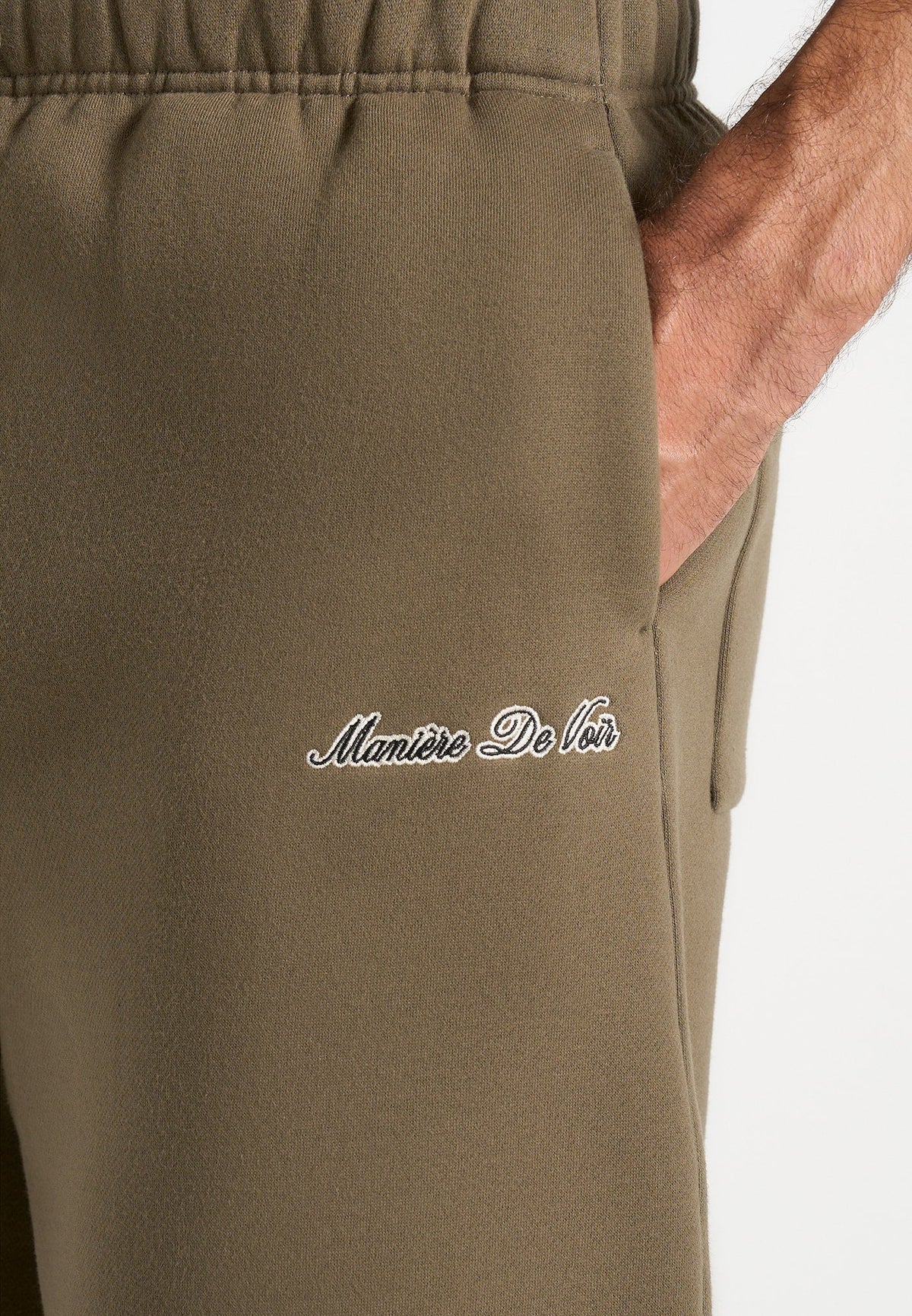 JS003 - Unisex Signature Wide Leg Sweatpants - Olive