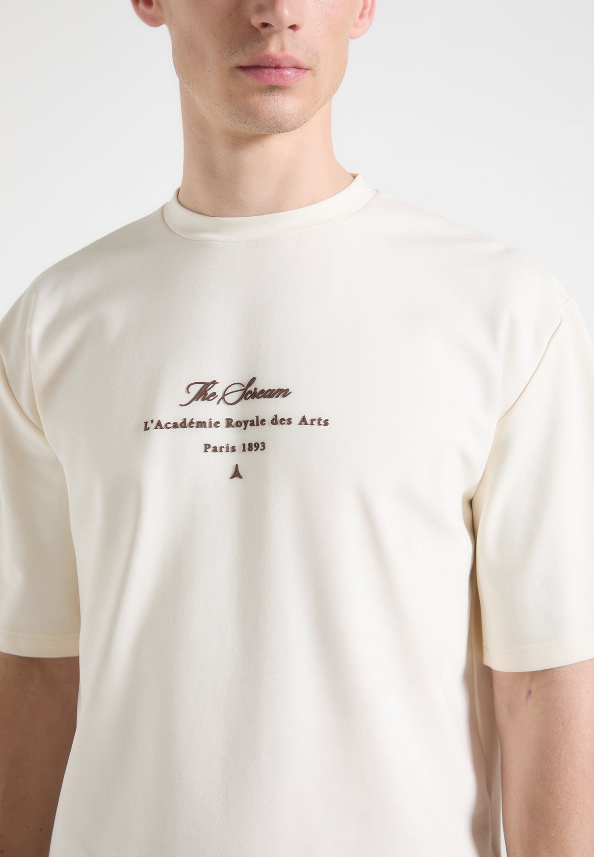 The Scream - Cotton T-Shirt - Cream