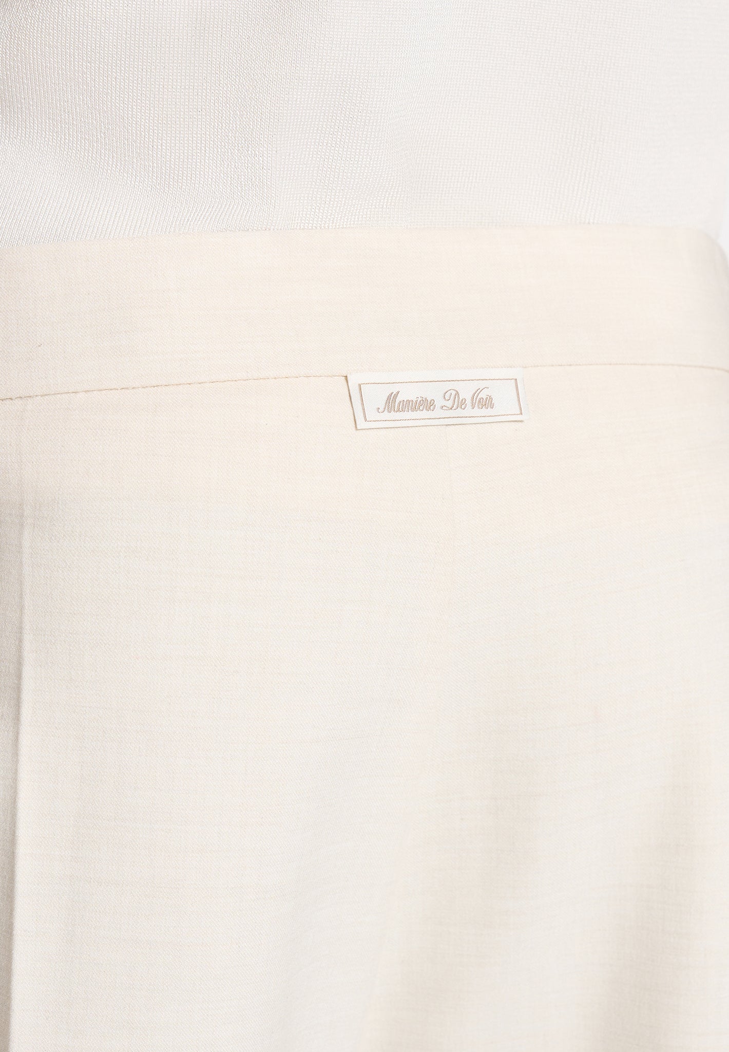 Henri - Foldover Pants - Cream