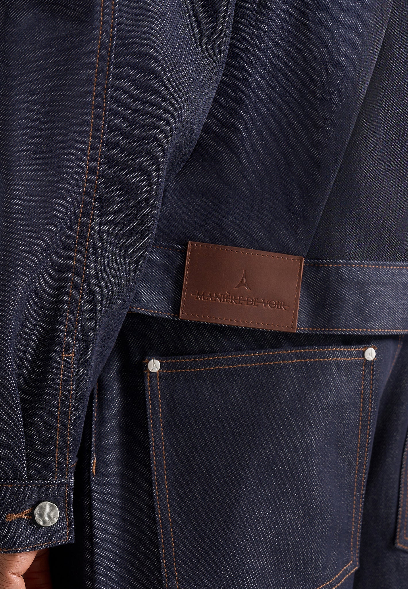 Damien - Boxy Fit Denim Jacket - Indigo