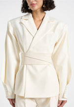 marie-twist-sleeve-tailored-blazer-with-belt-cream