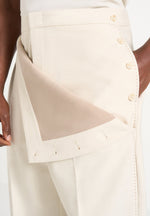 Henri - Foldover Pants - Cream