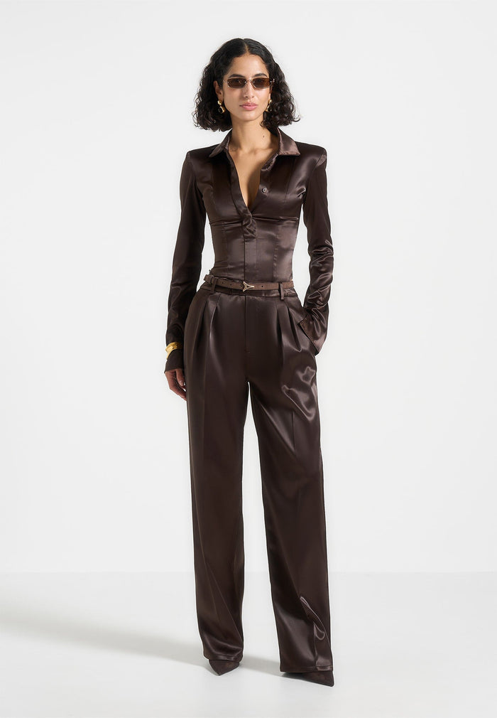 julie-satin-tailored-twin-pleat-trousers-brown