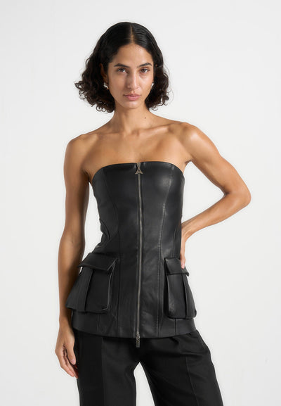 vegan-leather-longline-bandeau-top-black