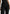 Caroline - Tacked Suede Flared Trousers - Black