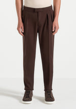 hubert-slim-fit-tailored-trousers-brown