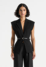 linda-tailored-wide-shoulder-cinched-waistcoat-black