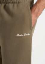 Alistair - Signature Regular Fit Cuffed Joggers - Olive