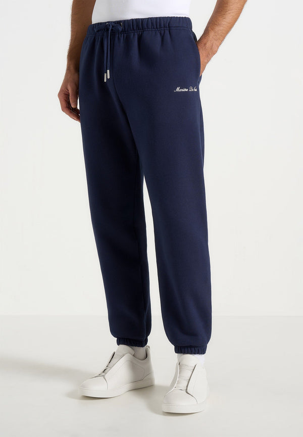 JS005 - Signature Regular Fit Cuffed Joggers - Navy