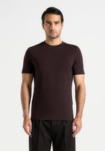 armand-fitted-luxe-t-shirt-brown
