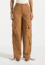 high-waisted-cargo-pants-tan