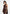 Laya - Asymmetric Knit Midaxi Dress With Scarf - Brown