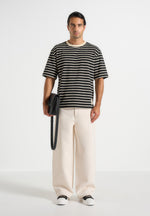 riley-unisex-striped-relaxed-fit-cotton-t-shirt-black-cream