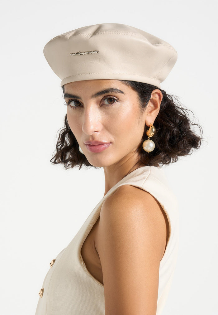 anya-leather-beret-beige