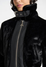 plush-jacket-with-lapel-black